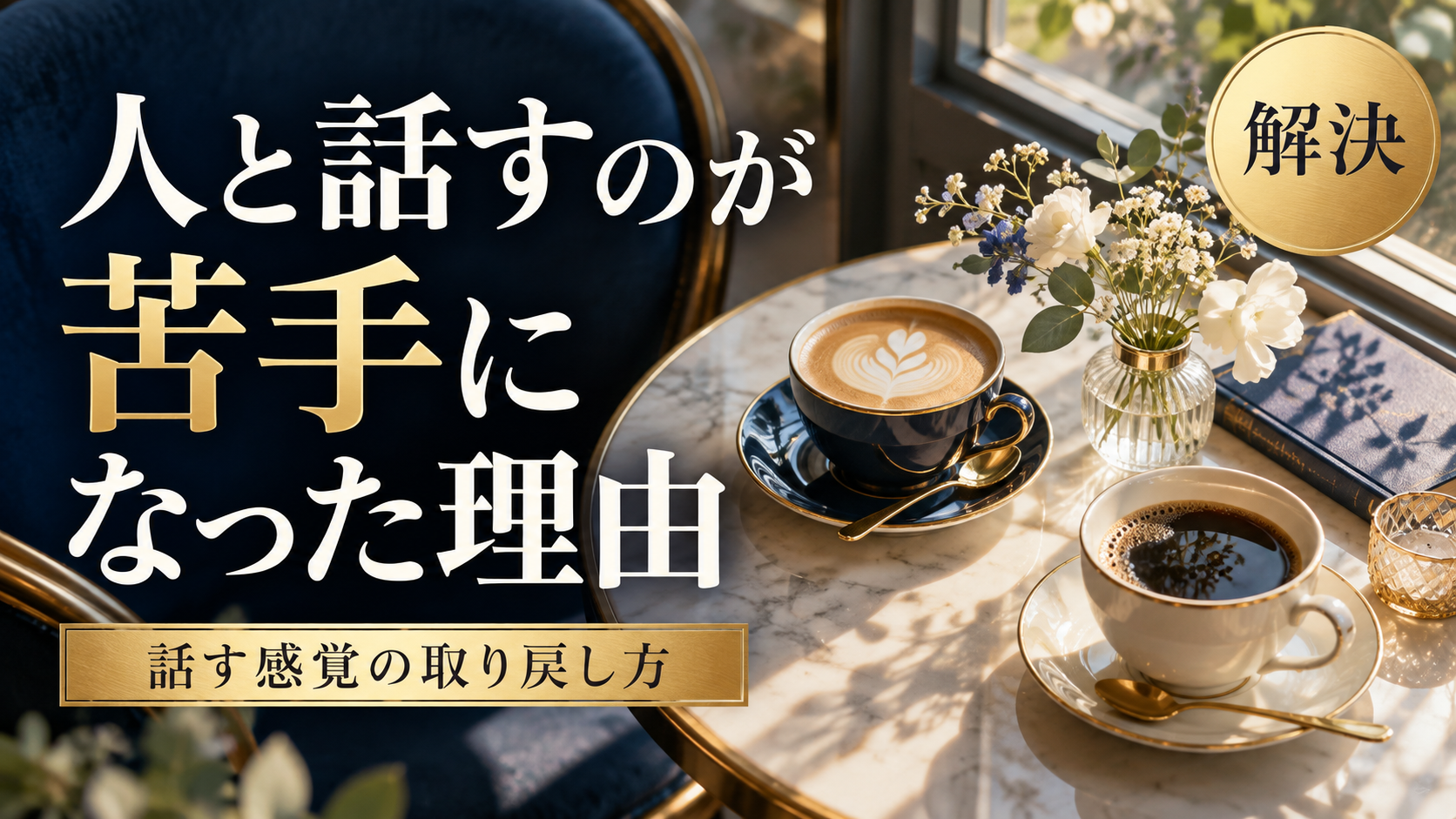 前は話せたのに人と話すのが苦手になった理由と、話す感覚の取り戻し方
