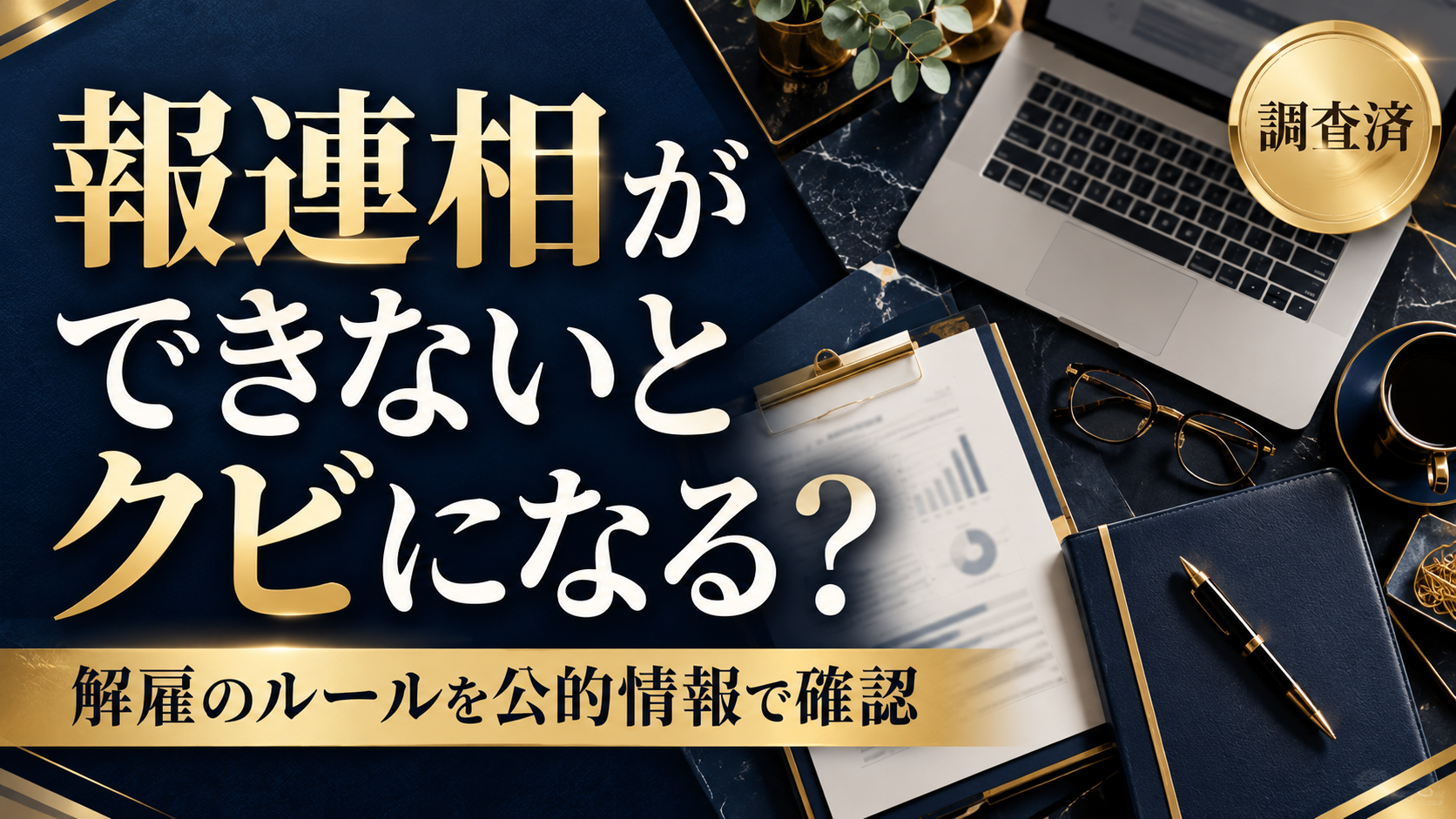 報連相ができないとクビになる？解雇のルールと今すぐできる対策